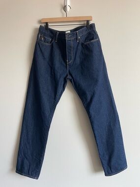 Todd Snyder Straight Fit Jeans Dark Indigo Wash Selvedge Men's Denim 35x32